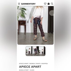 Apiece Apart Danelia Pant size 8 euc